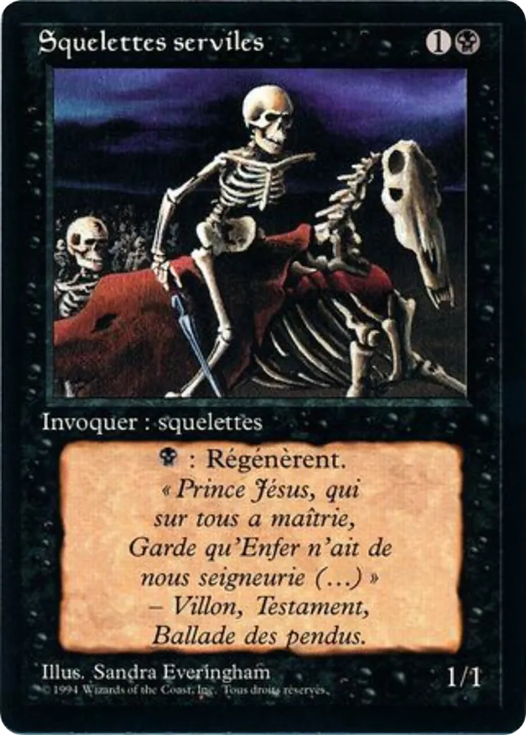 Drudge Skeletons — Foreign Black Border — Magic: The Gathering