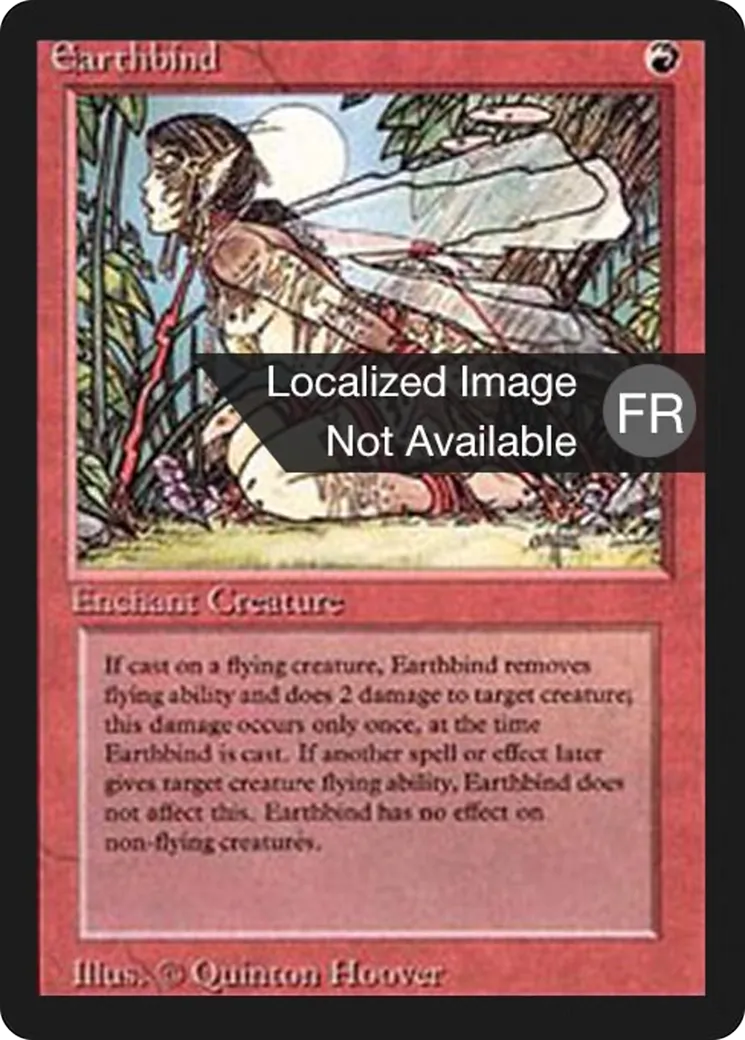Earthbind — Foreign Black Border — Magic: The Gathering