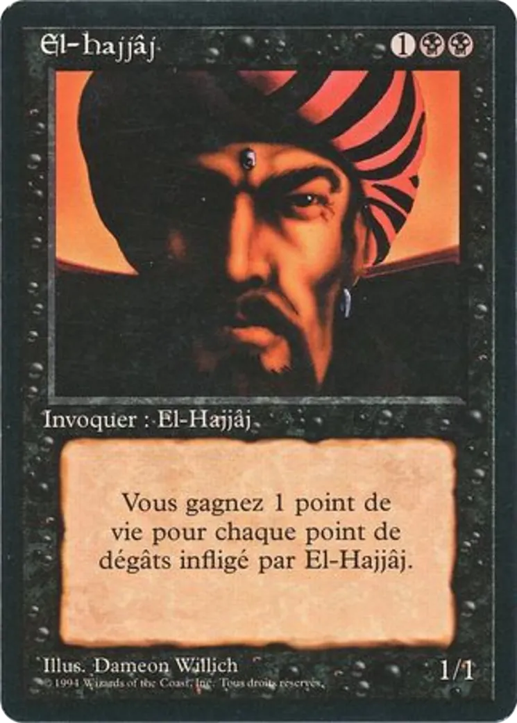 El-Hajjâj — Foreign Black Border — Magic: The Gathering