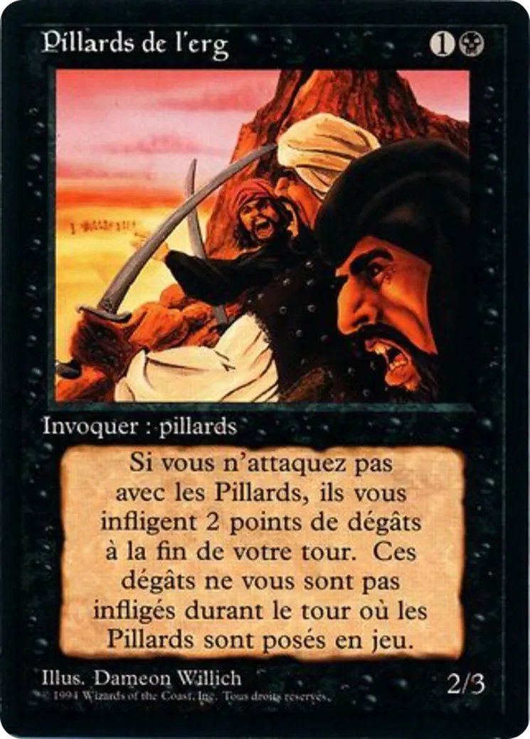 Erg Raiders — Foreign Black Border — Magic: The Gathering