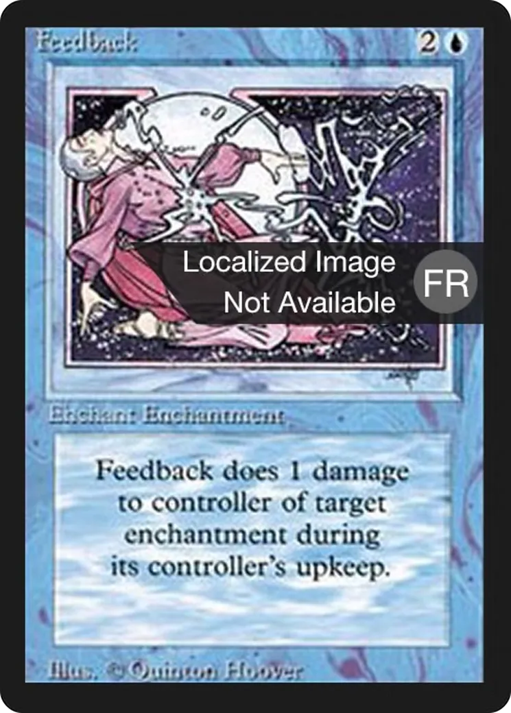 Feedback — Foreign Black Border — Magic: The Gathering