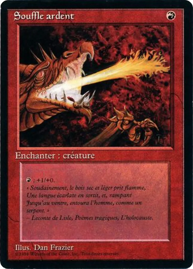 Souffle ardent — Foreign Black Border — Magic: The Gathering