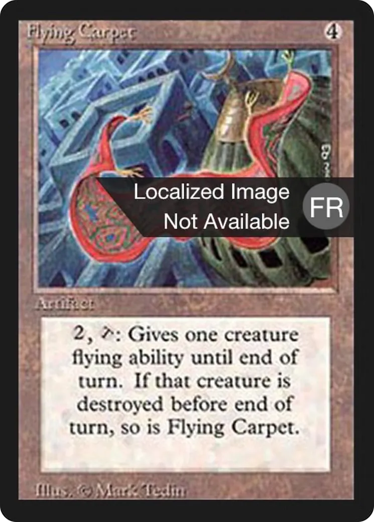 Flying Carpet — Foreign Black Border — Magic: The Gathering
