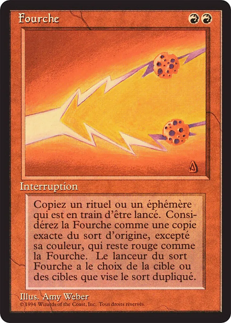 Fork — Foreign Black Border — Magic: The Gathering