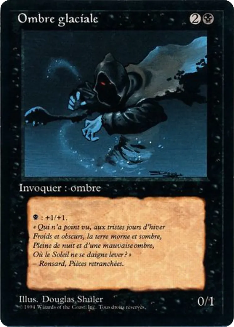 Frozen Shade — Foreign Black Border — Magic: The Gathering