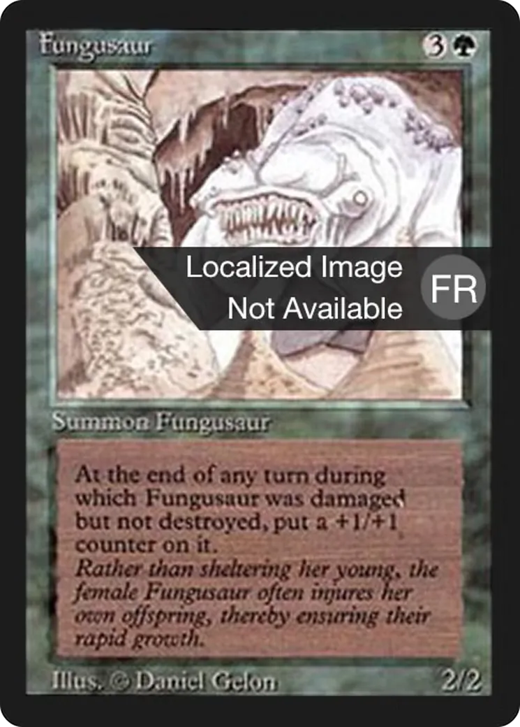 Fungusaur — Foreign Black Border — Magic: The Gathering