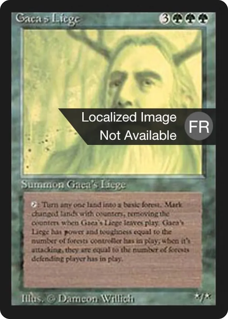 Noble féal de Gaia — Foreign Black Border — Magic: The Gathering