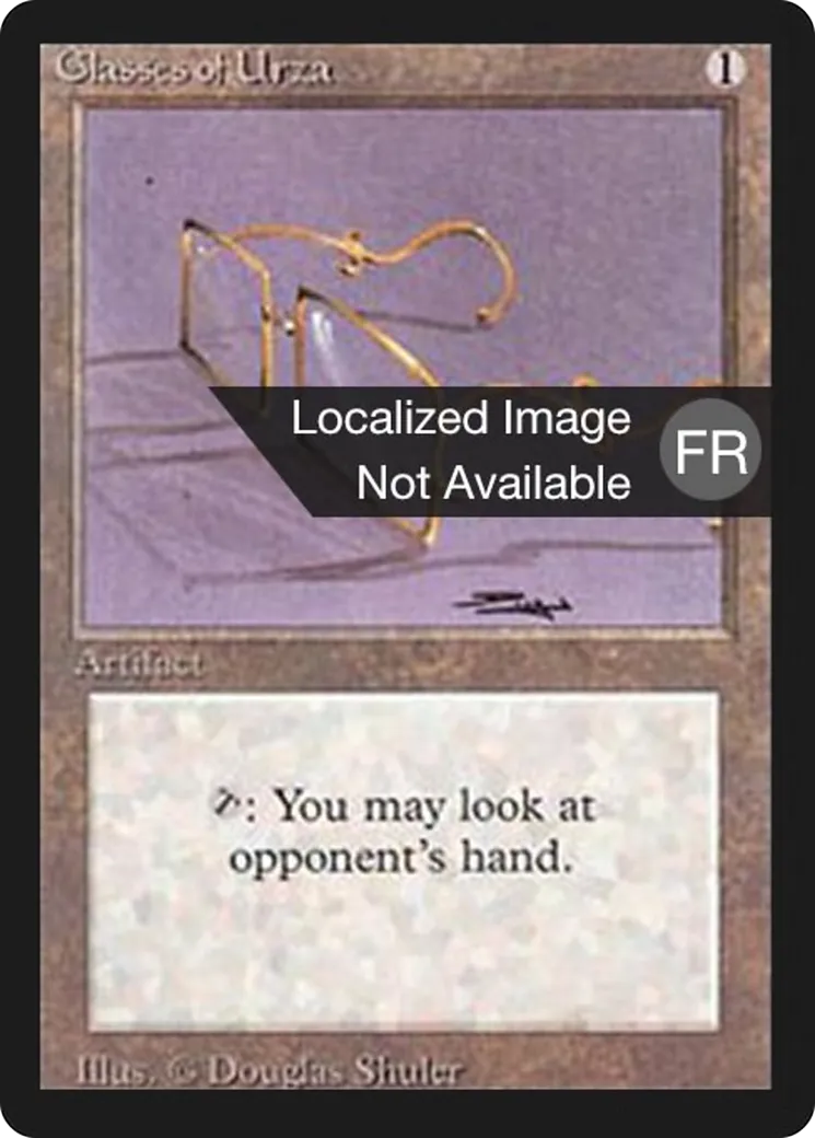 Glasses of Urza — Foreign Black Border — Magic: The Gathering