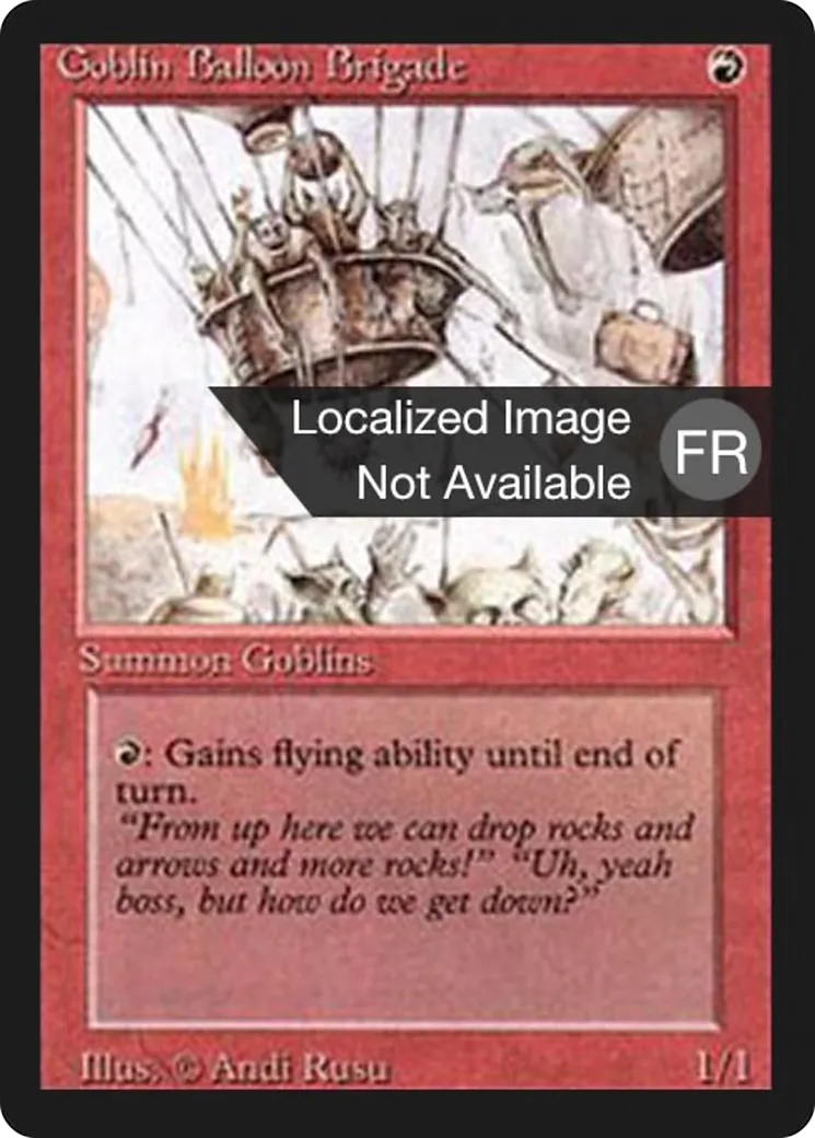 Goblin Balloon Brigade — Foreign Black Border — Magic: The Gathering