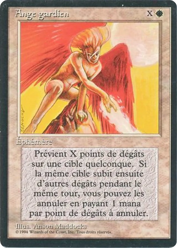 Guardian Angel — Foreign Black Border — Magic: The Gathering