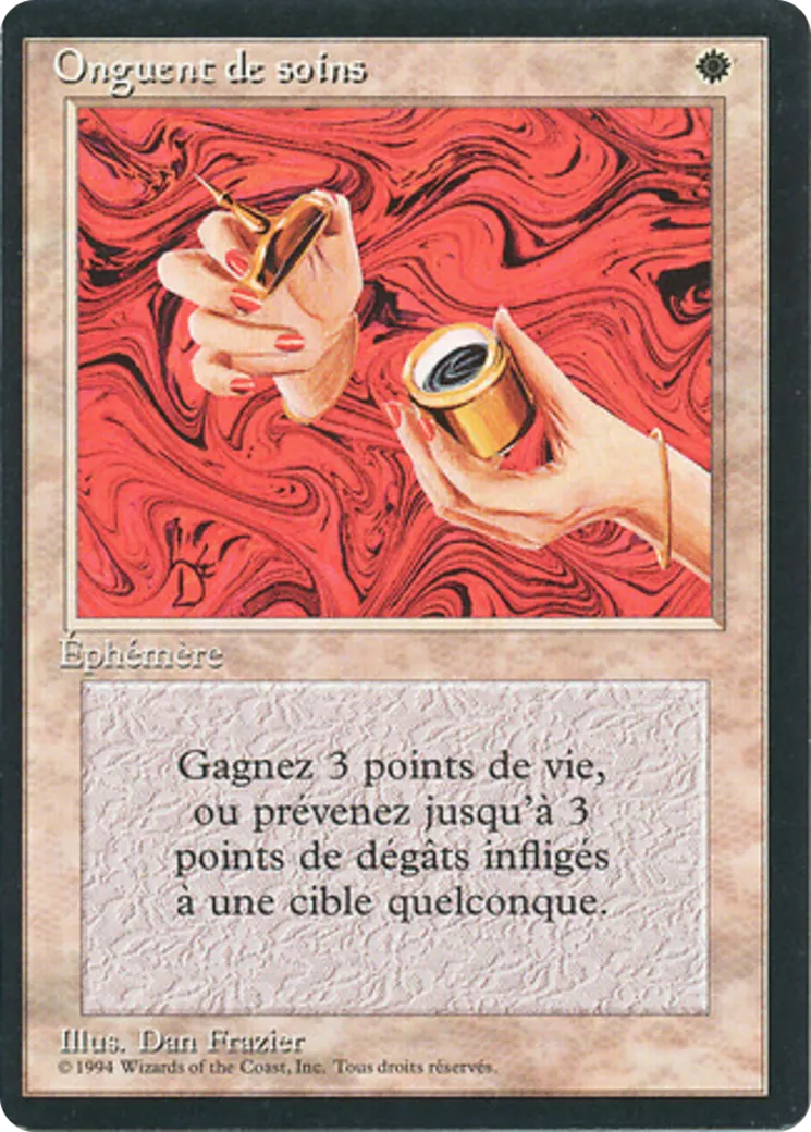 Healing Salve — Foreign Black Border — Magic: The Gathering