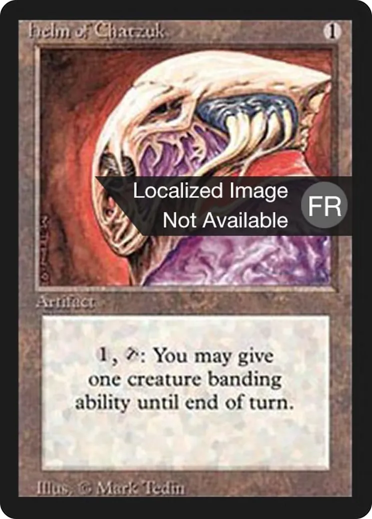 Helm of Chatzuk — Foreign Black Border — Magic: The Gathering