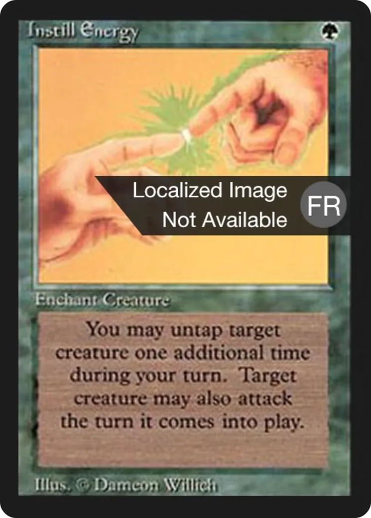 Vivacité — Foreign Black Border — Magic: The Gathering