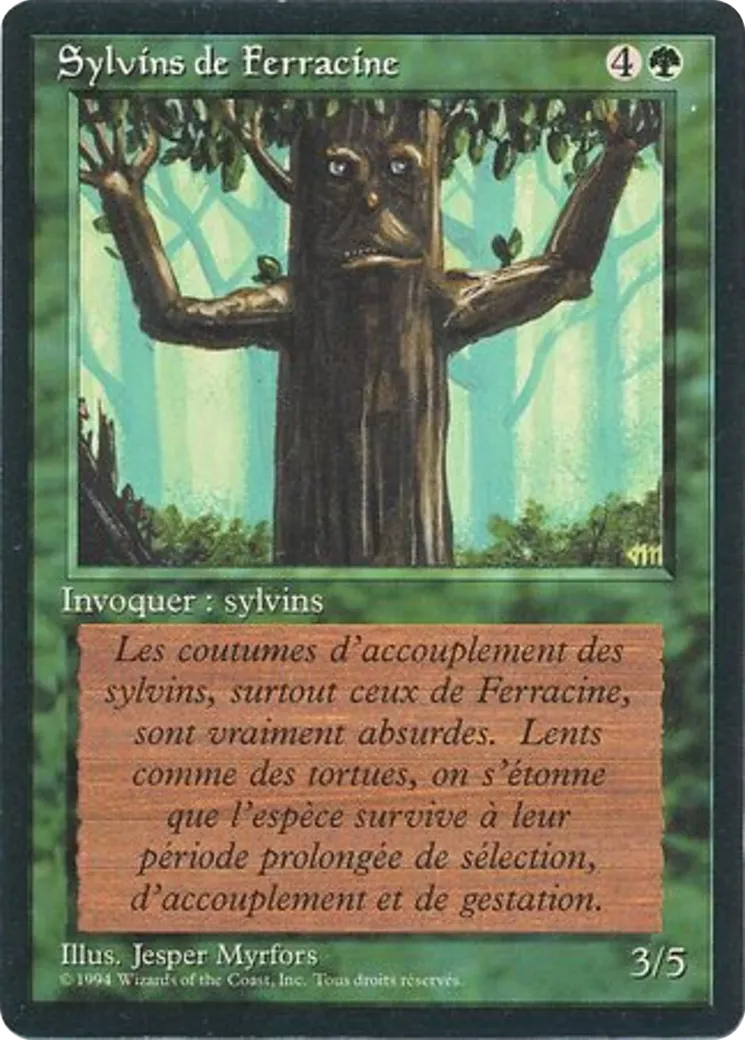 Sylvins de Ferracine — Foreign Black Border — Magic: The Gathering