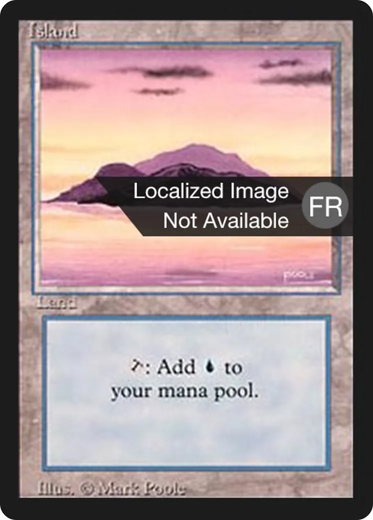 Île — Foreign Black Border — Magic: The Gathering