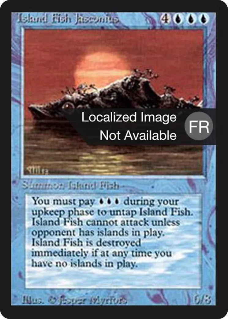 Ile-poisson Seyidna yûnûs — Foreign Black Border — Magic: The Gathering