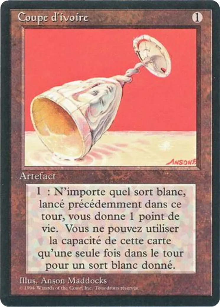 Ivory Cup — Foreign Black Border — Magic: The Gathering