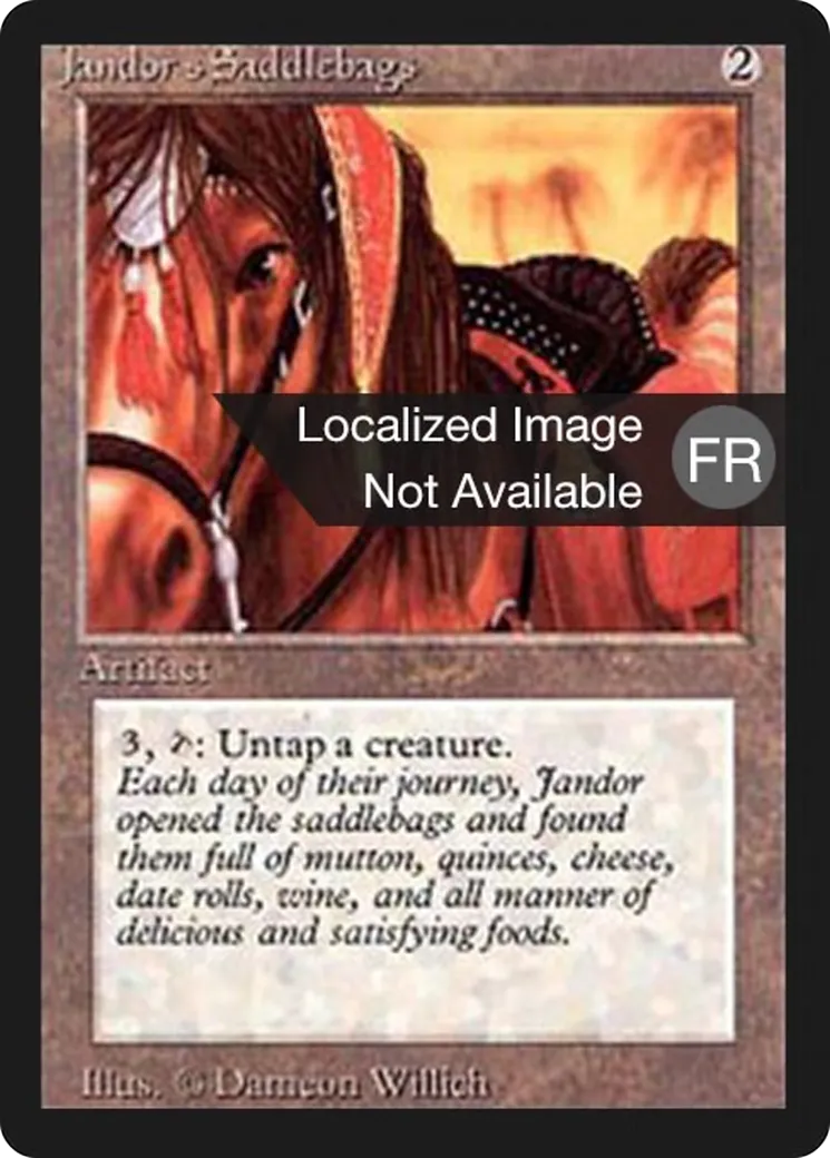 Jandor's Saddlebags — Foreign Black Border — Magic: The Gathering