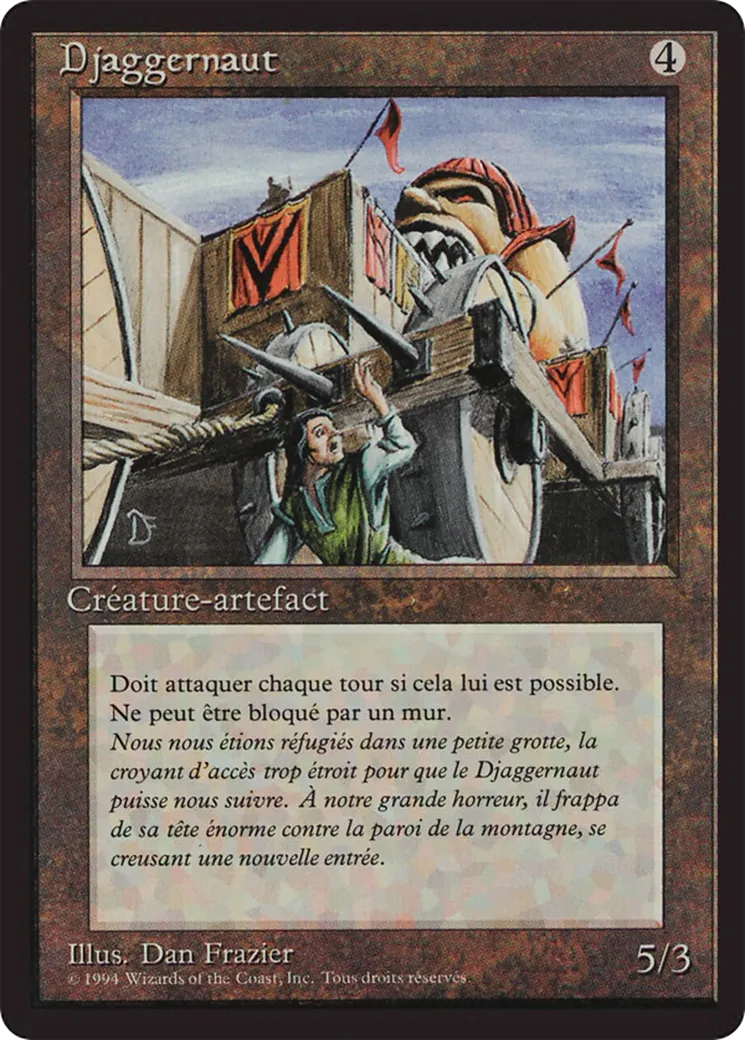 Juggernaut — Foreign Black Border — Magic: The Gathering