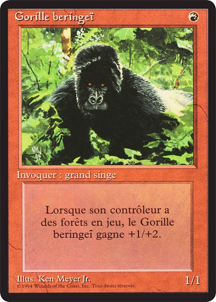 Kird Ape — Foreign Black Border — Magic: The Gathering