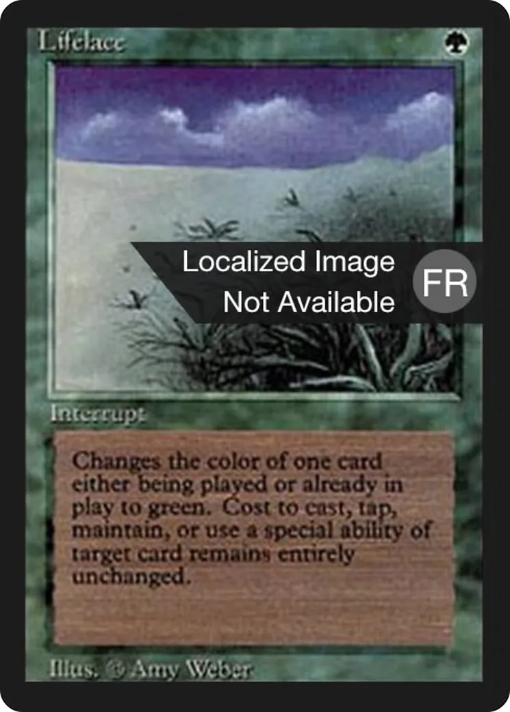 Lifelace — Foreign Black Border — Magic: The Gathering