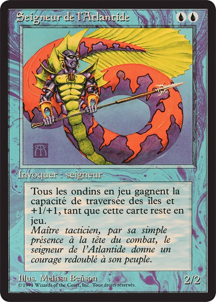Seigneur de l'Atlantide — Foreign Black Border — Magic: The Gathering