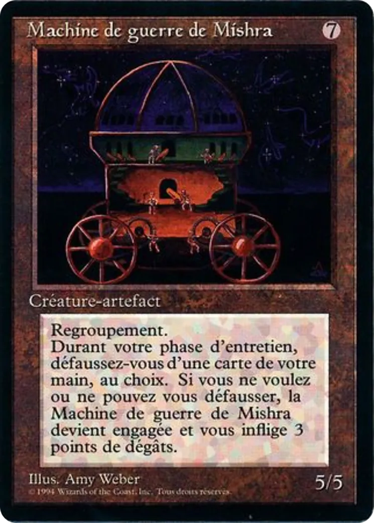 Mishra's War Machine — Foreign Black Border — Magic: The Gathering