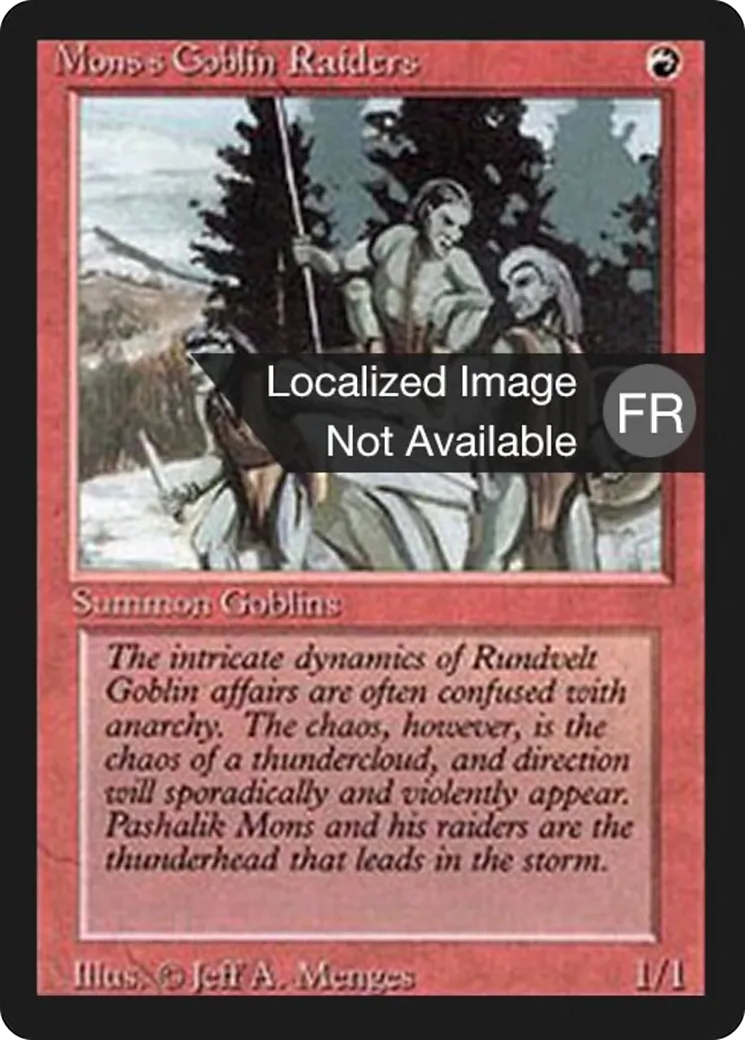 Pillards gobelins de Mons from Foreign Black Border - Magic: The Gathering
