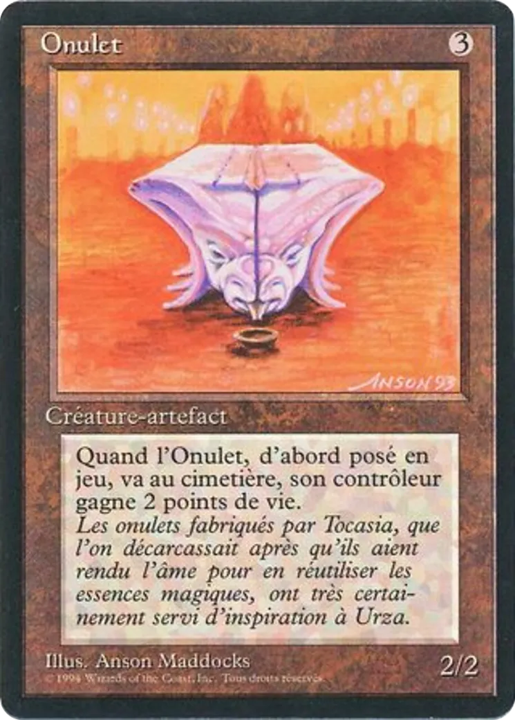 Onulet — Foreign Black Border — Magic: The Gathering