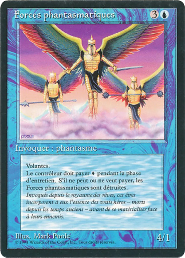 Phantasmal Forces — Foreign Black Border — Magic: The Gathering