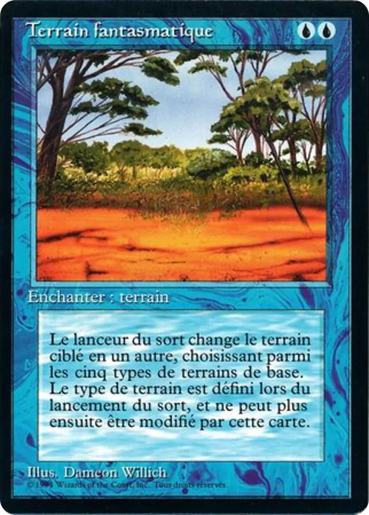 Terrain fantasmatique — Foreign Black Border — Magic: The Gathering