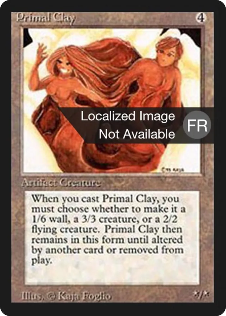 Primal Clay from Foreign Black Border - Magic: The Gathering