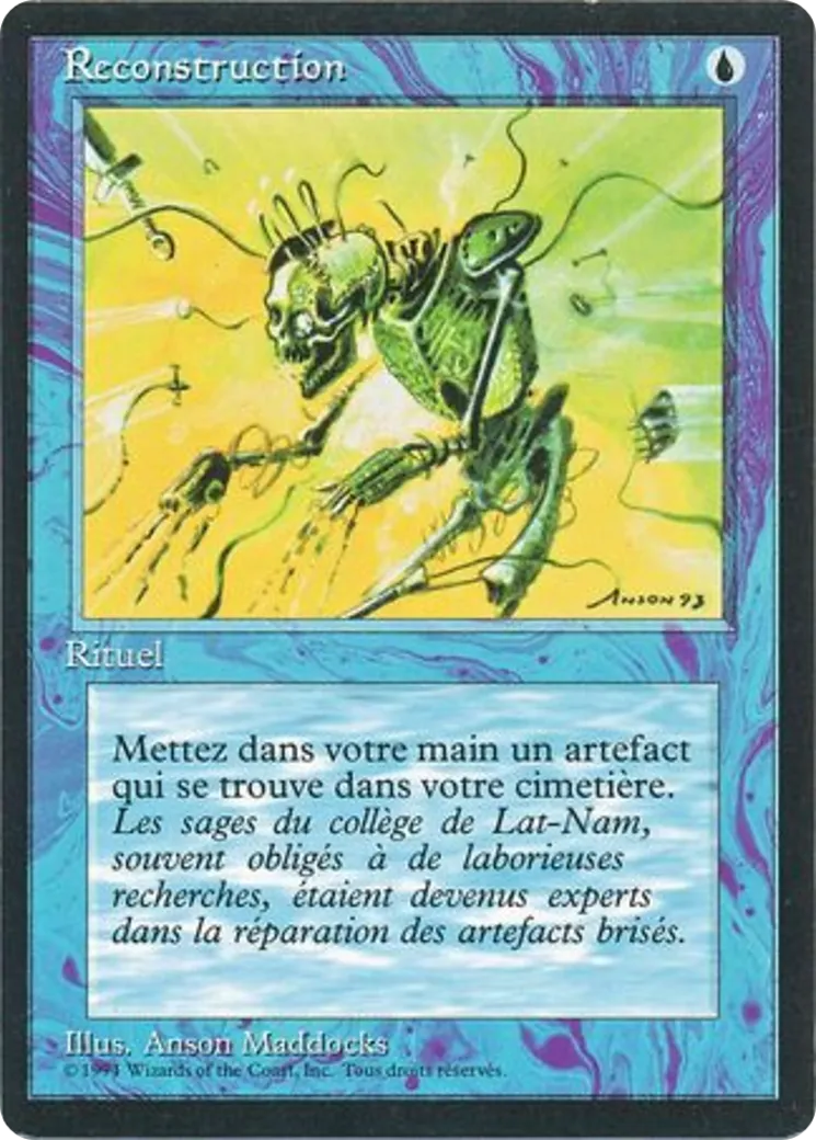 Reconstruction — Foreign Black Border — Magic: The Gathering