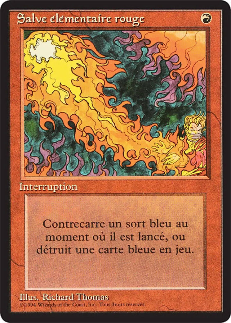 Red Elemental Blast from Foreign Black Border - Magic: The Gathering