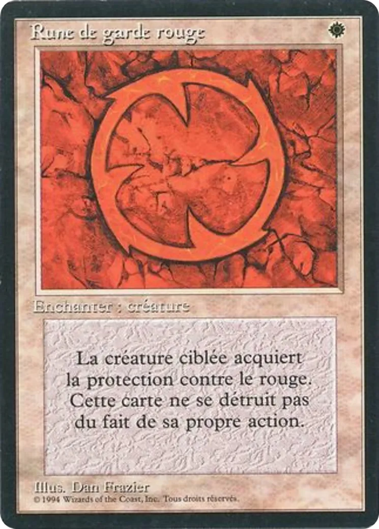 Red Ward — Foreign Black Border — Magic: The Gathering