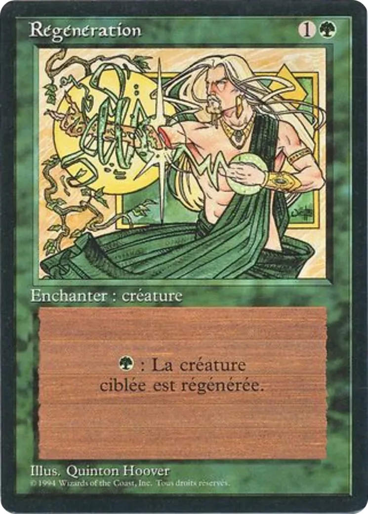 Régénération — Foreign Black Border — Magic: The Gathering