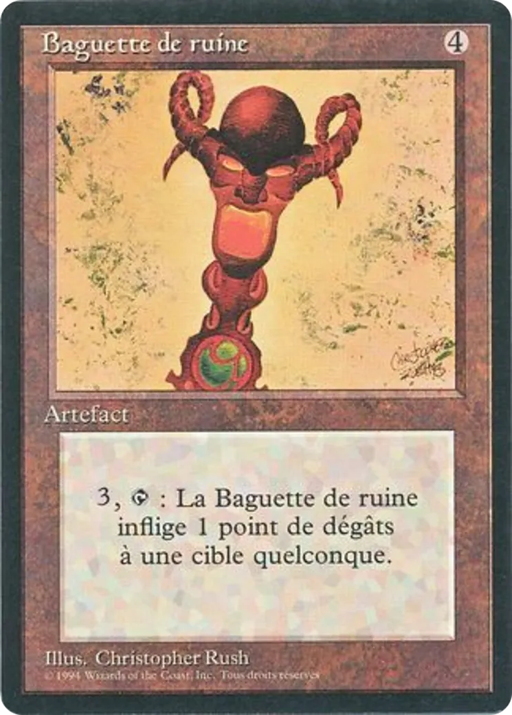 Rod of Ruin — Foreign Black Border — Magic: The Gathering
