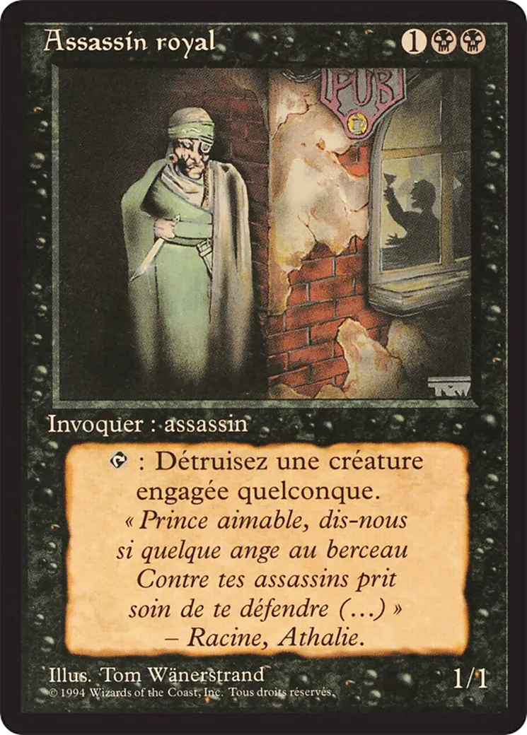 Assassin royal — Foreign Black Border — Magic: The Gathering