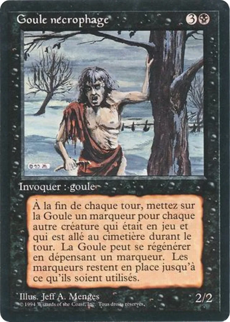 Goule nécrophage — Foreign Black Border — Magic: The Gathering