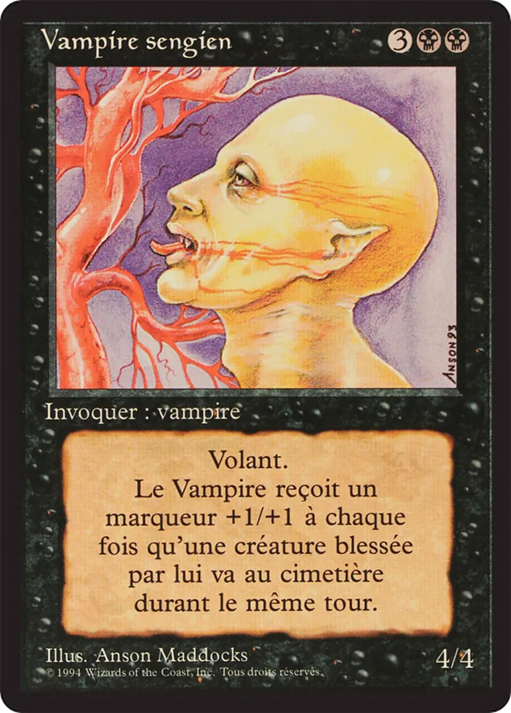 Sengir Vampire — Foreign Black Border — Magic: The Gathering