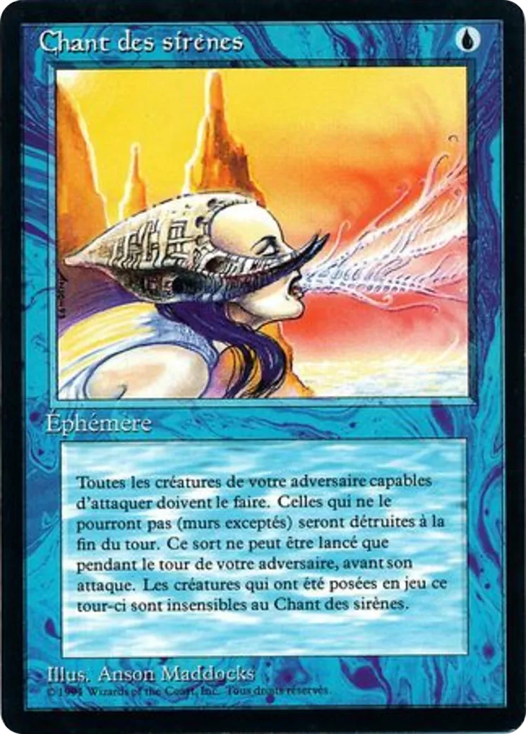 Chant des sirènes — Foreign Black Border — Magic: The Gathering
