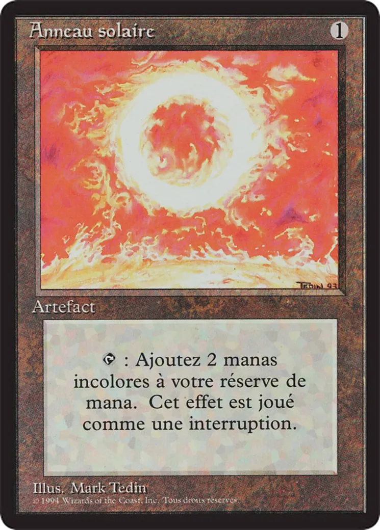 Anneau solaire — Foreign Black Border — Magic: The Gathering