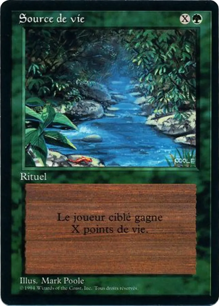 Stream of Life — Foreign Black Border — Magic: The Gathering