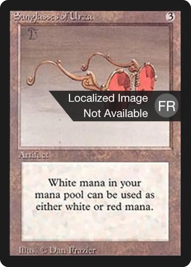Sunglasses of Urza — Foreign Black Border — Magic: The Gathering