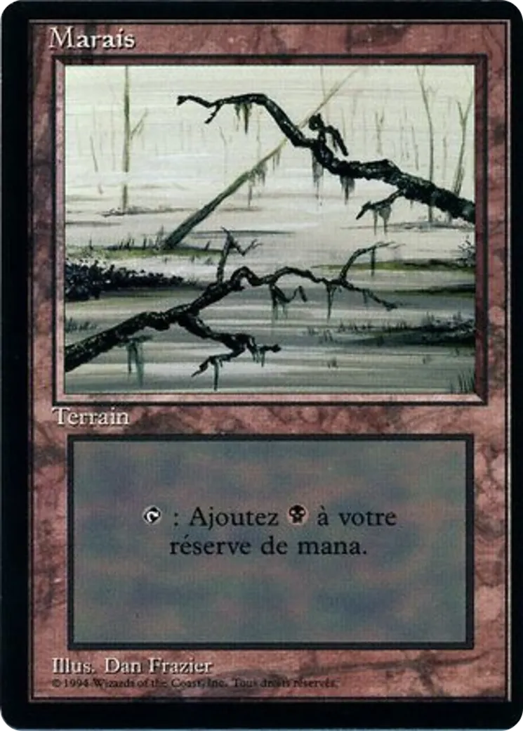 Swamp — Foreign Black Border — Magic: The Gathering