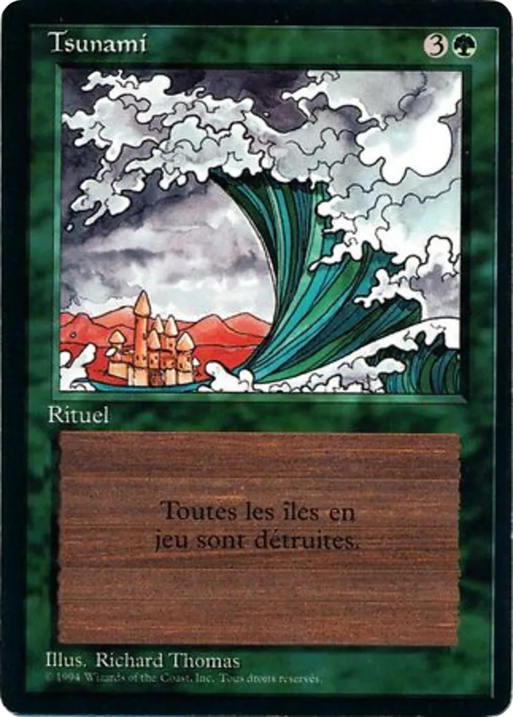 Tsunami — Foreign Black Border — Magic: The Gathering