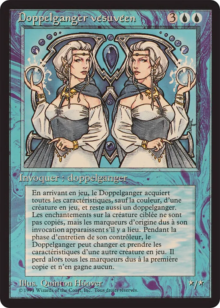Doppelganger Vésuvéen — Foreign Black Border — Magic: The Gathering