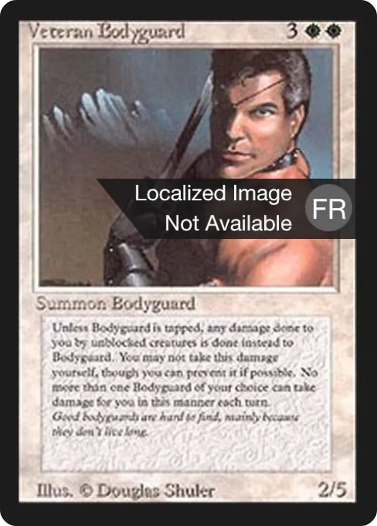 Garde du corps émérite — Foreign Black Border — Magic: The Gathering