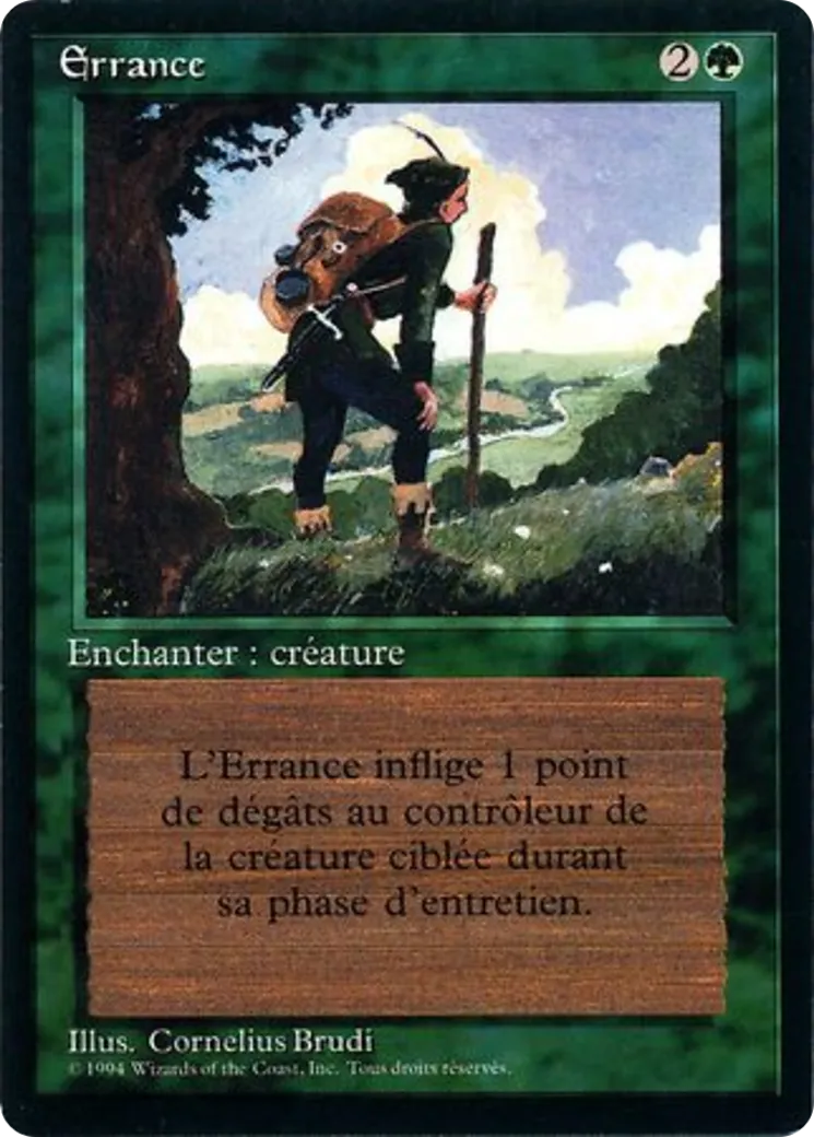 Errance — Foreign Black Border — Magic: The Gathering