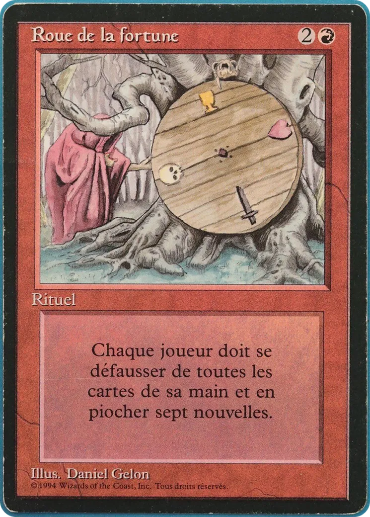 Roue de la fortune — Foreign Black Border — Magic: The Gathering